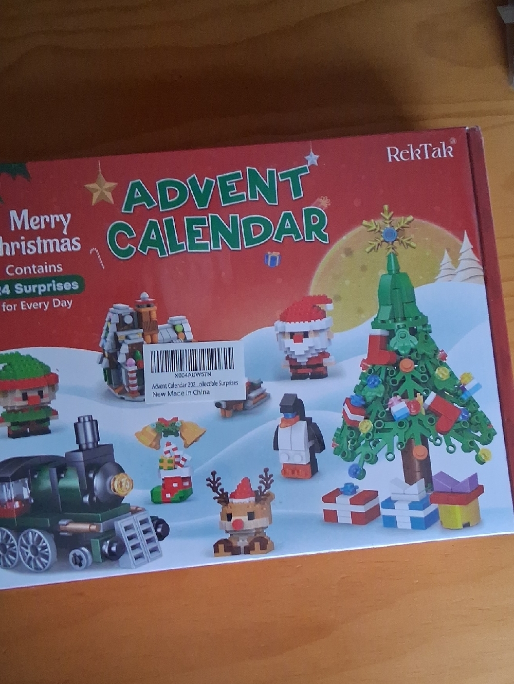 Advent Calendar Building Set - Red Holiday Mini Builds